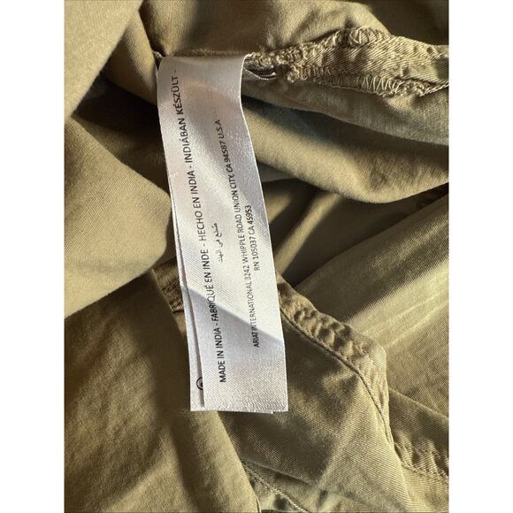 Ariat Womens Rebar Washed Twill Work Shirt, Khaki, Medium - Picture 7 of 9